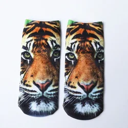 New Fashion Animal Socks 3D Print for Women, Colorful Tiger, Panda, Cat, Dog and More