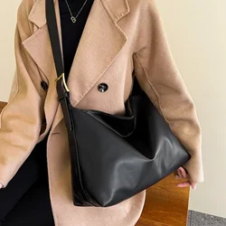 Vintage Pillow Design PU Leather Boston Handbag For Women Casual Large Capacity Shoulder Crossbody Bags Fashion Shopper Totes