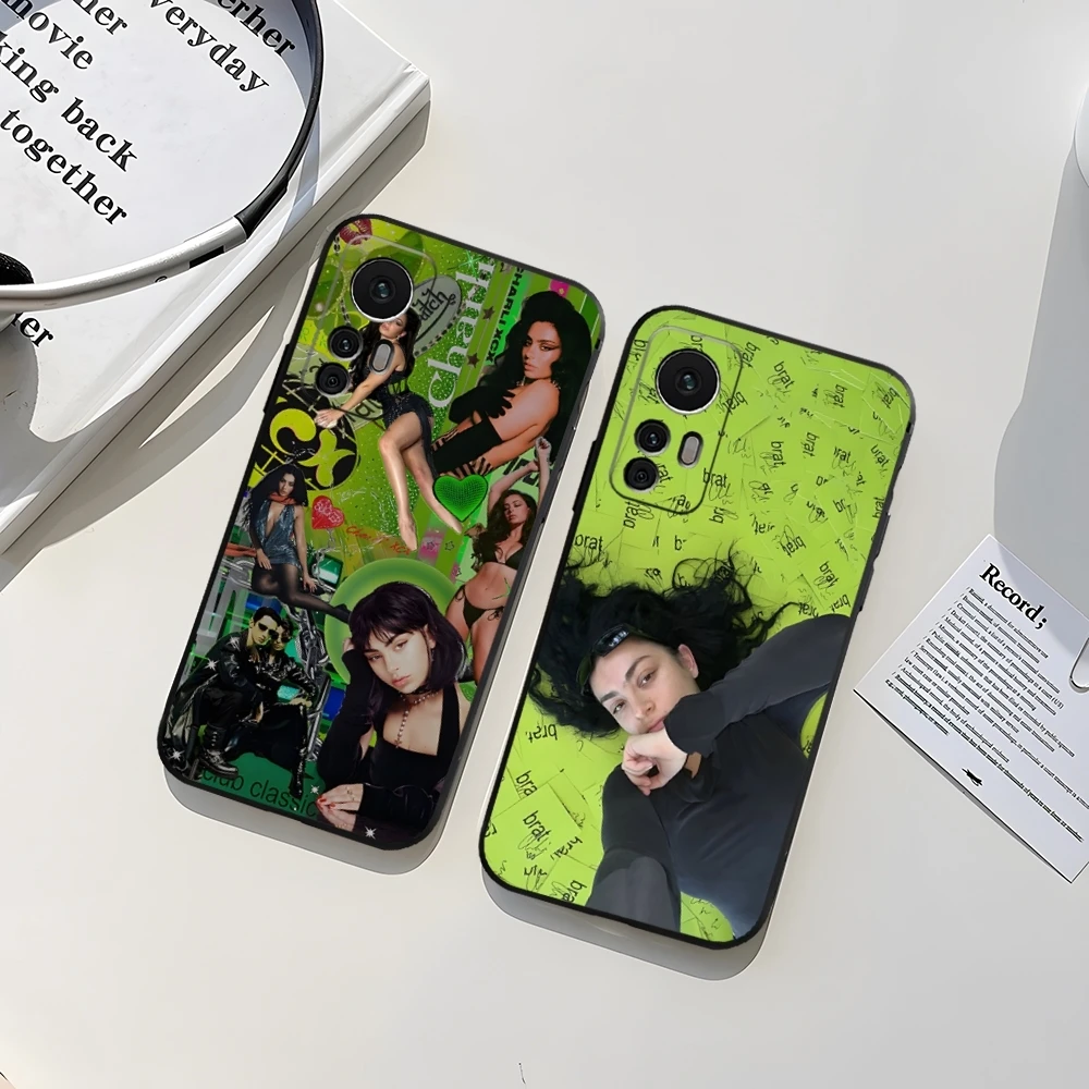 

Singer Charli XCX BRAT Phone Case Fundas for Xiaomi Redmi Note 14 10 13 12 Pro POCO F4 F5 X5 Pro 12 13 11T Lite Ultra Cover