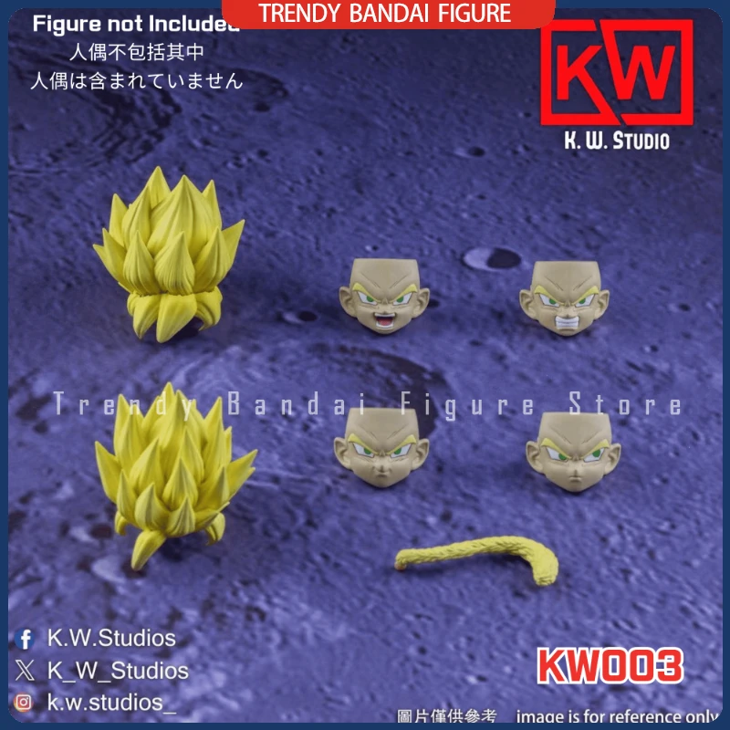 In Stock KW Studio Dragon Ball S.H.Figuarts SHF KW003/004 Head Accessories Kit Models Collector Anime Action Figures Toys