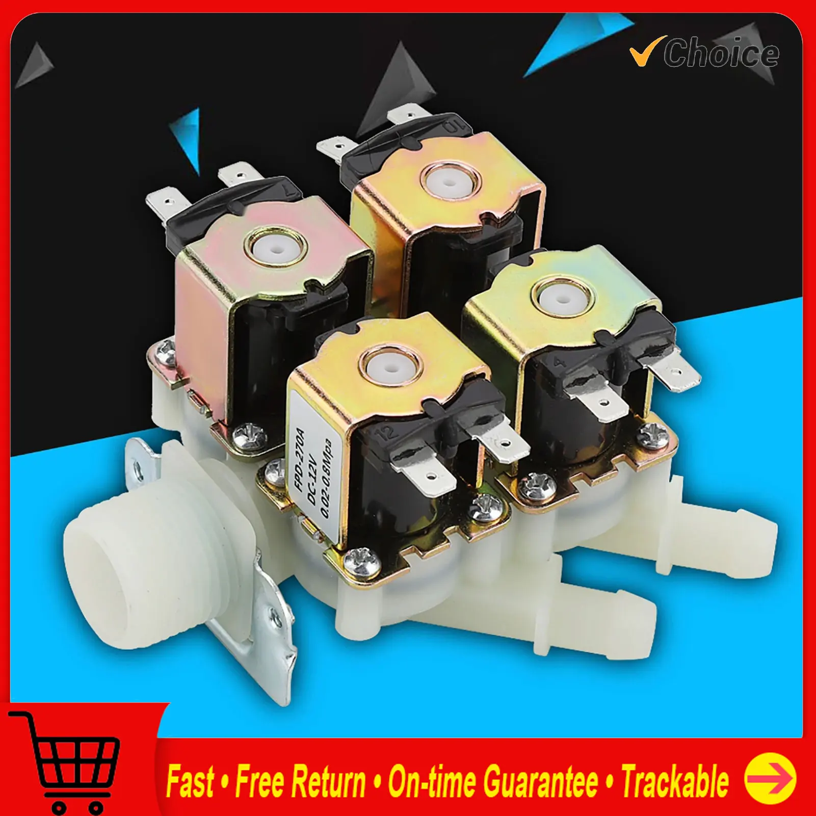 

12 В DN20 G3/4 "1 в 4 выхода пластиковый электромагнитный клапан нормально закрытый сливной клапан N/C электромагнитный клапан электромагнитный клапан