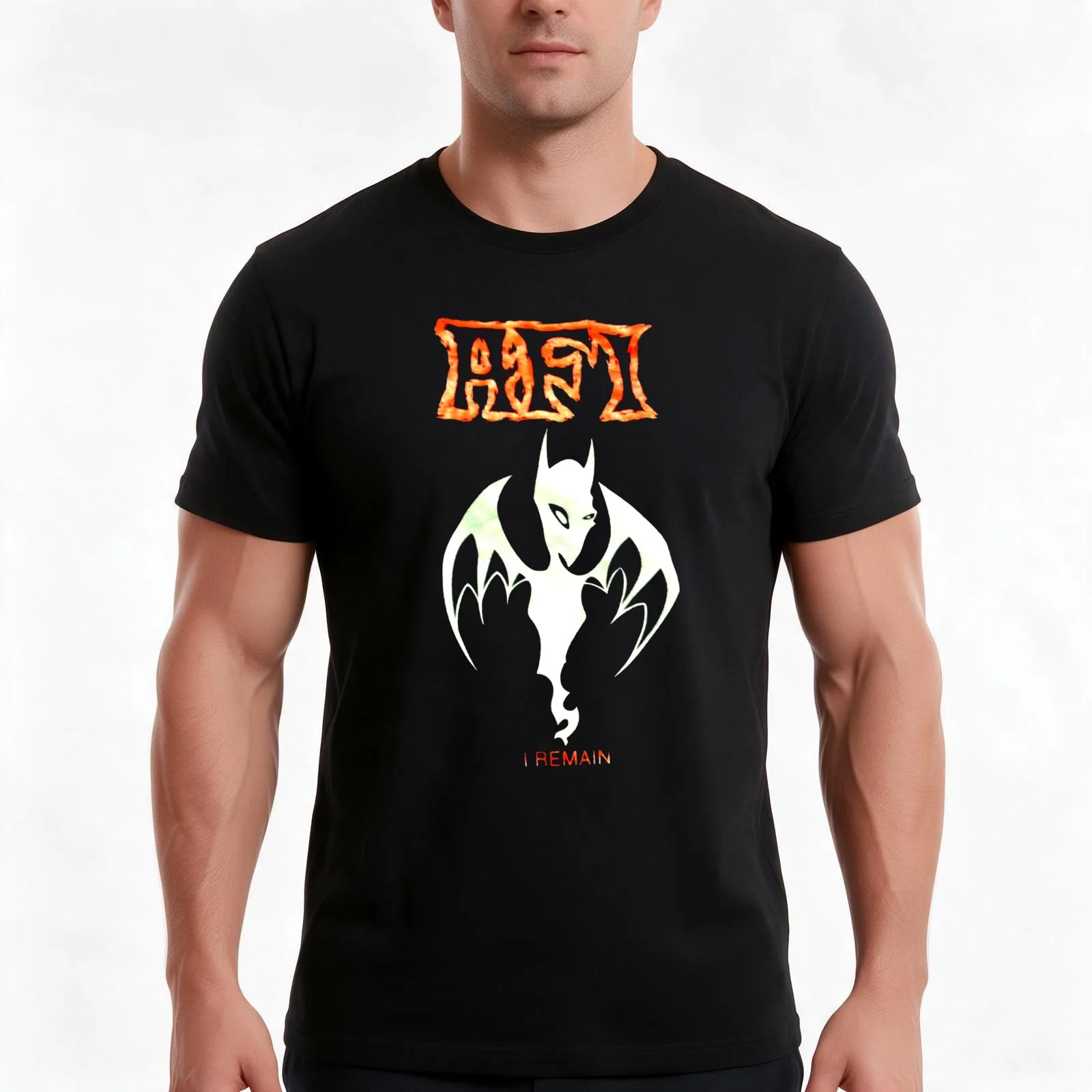 art drowning bat song T-Shirt, Summer Casual Cotton Tee, Oversized Streetwear Tops, Vintage Graphic Print, Unisex Men Women