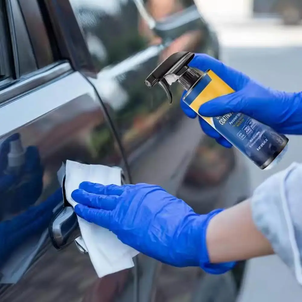 Car Coating Spray Quick Effect Coating Spray 120ml Coating Agent Spray High Protection Quick Car Scratch Remover For Vehicl W9A7 - Image 6
