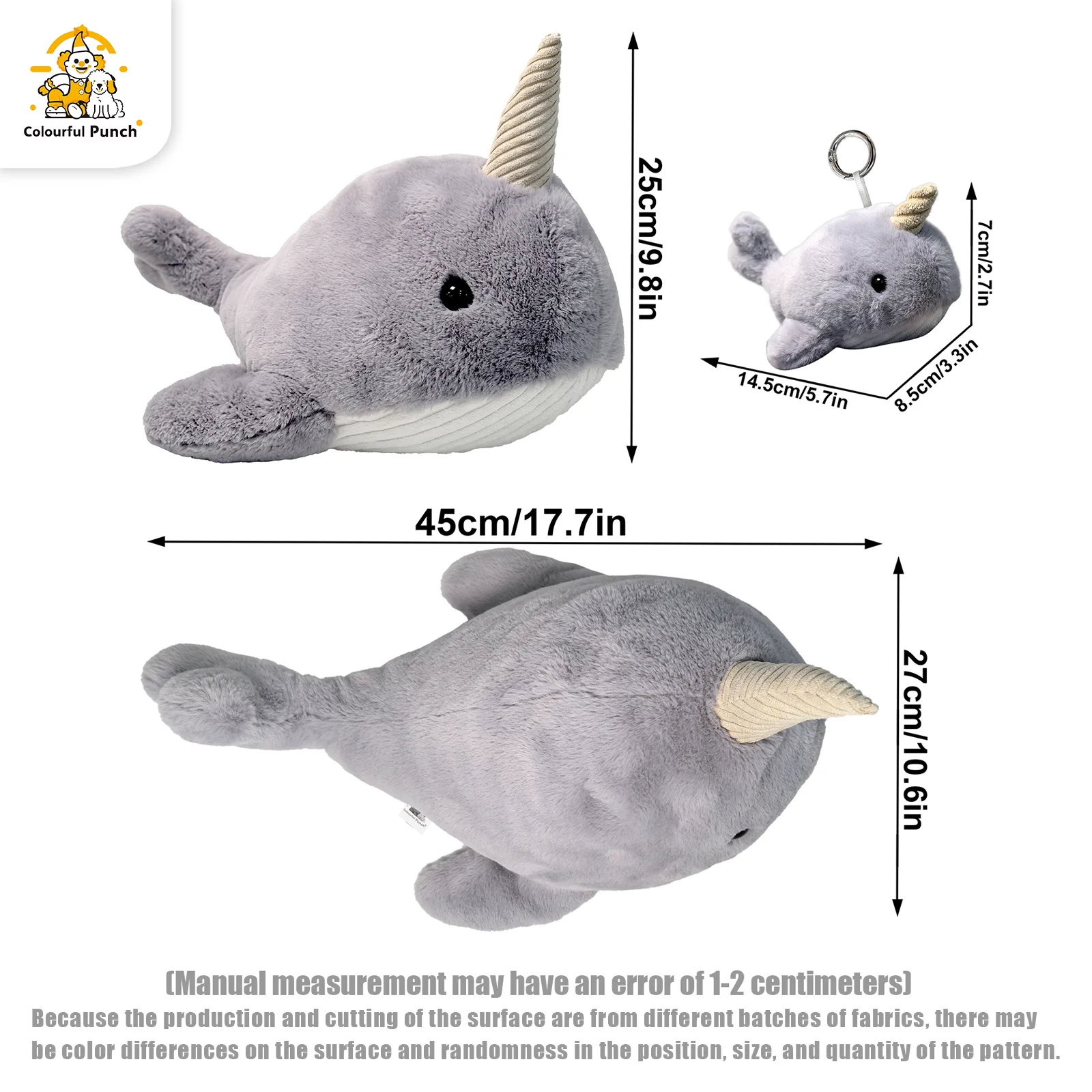 ユニコーンクジラの癒し人形、乳幼児や幼児向けのインタラクティブな仲間のおもちゃ