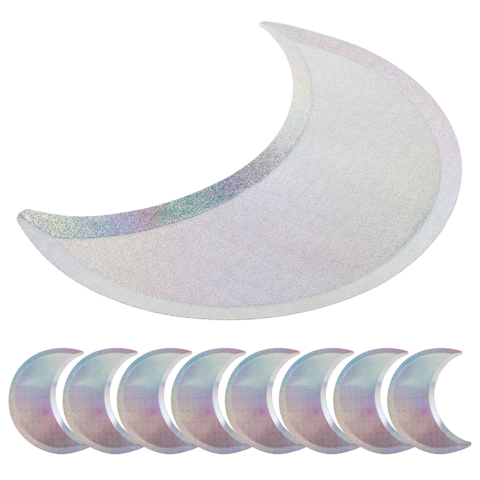 

8Pcs Moon Paper Plates Disposable Party Tableware Dessert Cake Plates for Birthday Wedding Easter Christmas Party