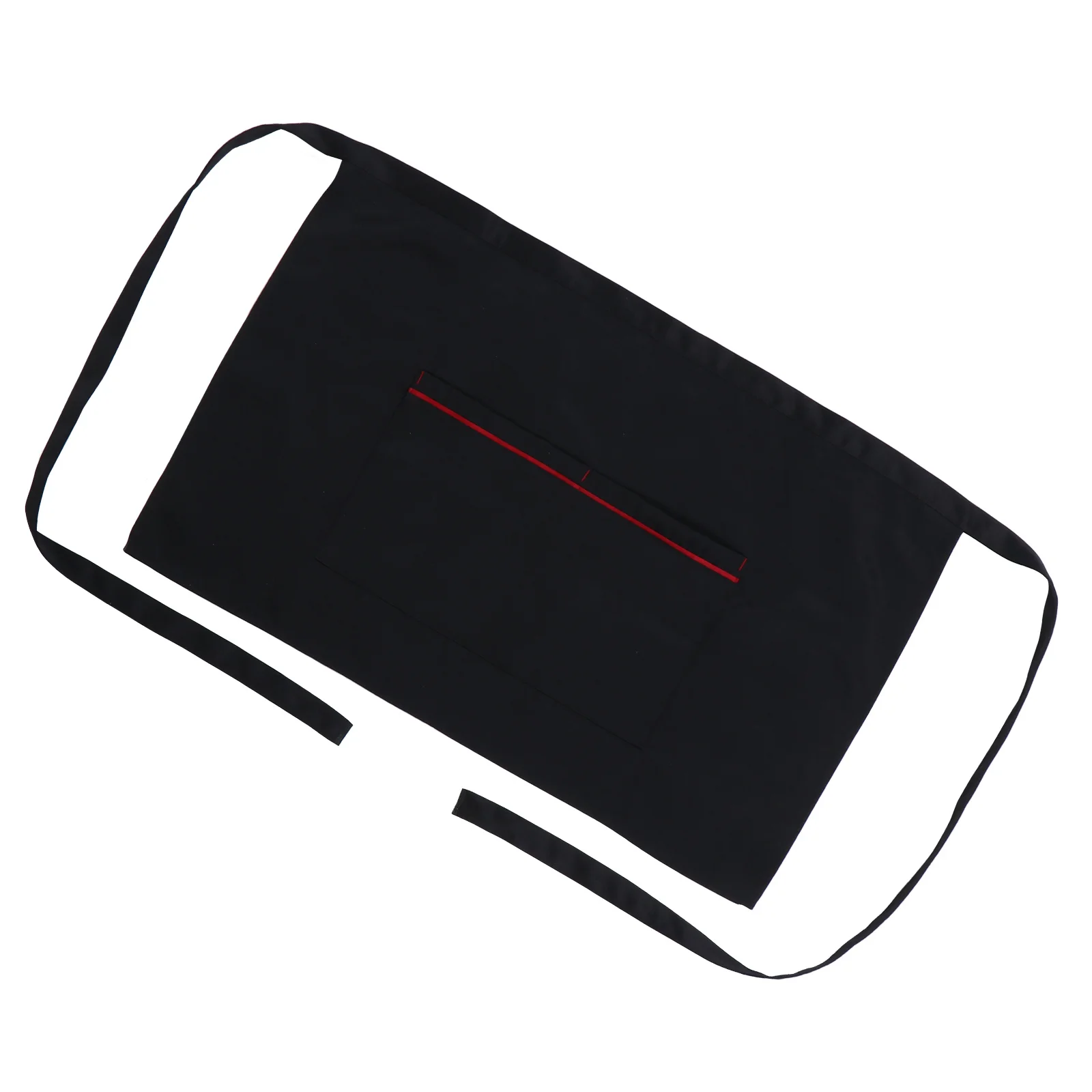 Short Waist Apron Stain Resistant Half Body Apron with Pockets for Restaurant Serving Cooking Kitchen Waiter Waitress