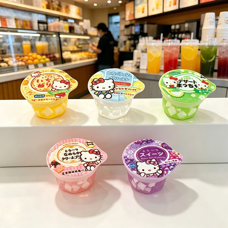 100個入り-カワイイ漫画風ゼリー模造食品樹脂diyキーホルダー-ジュエリー-ドールハウスデコレーションアクセサリー