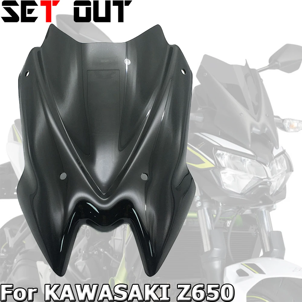 

For KAWASAKI Z 650 Z650 2020 2021 z650 20-21 Motorcycle Accessories Sports Windscreen Windshield Viser Visor Wind Deflectors