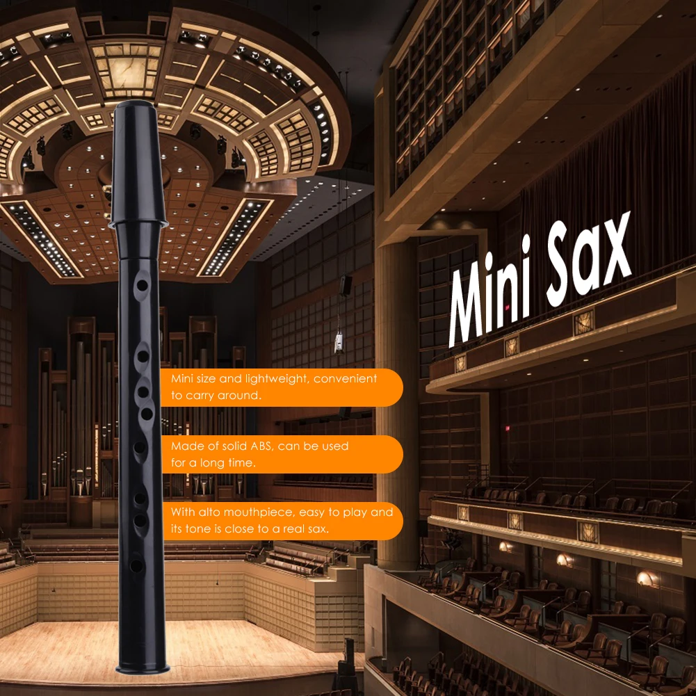Musical Instrument Reed - 8- Hole Portable Saxophone with 4