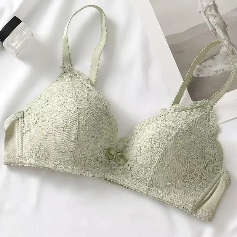 Sexy Lace Bra Women Breathable Seamless Brassiere Underwear Push Up Bralette Wireless Bra New