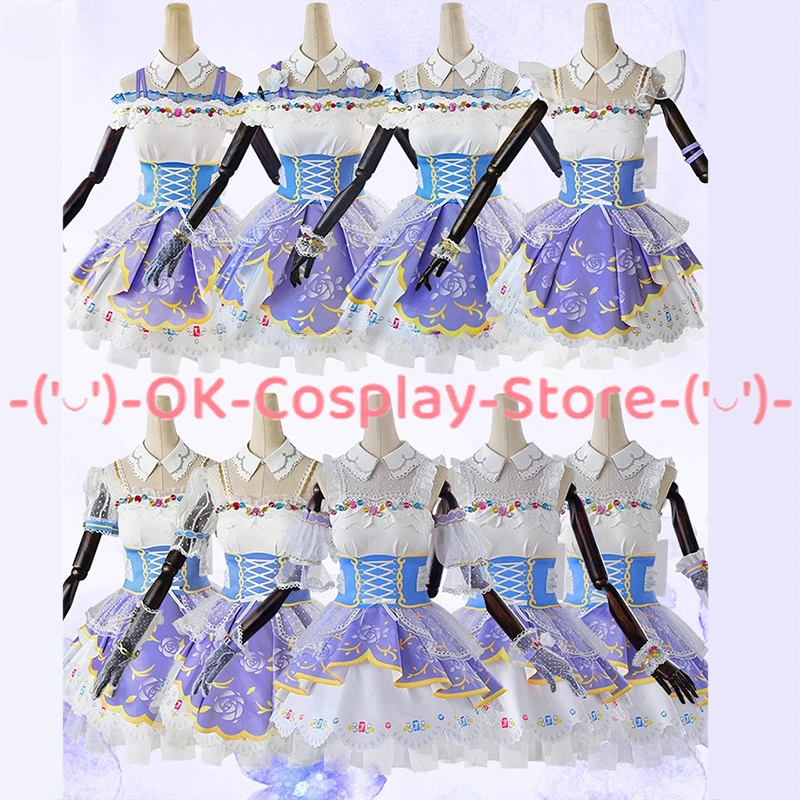 

Lovelive Rin Hoshizora Honoka Kousaka Nico Yazawa Cosplay Costume Royal Princess Dress Anime Clothing Hallloween Custom Made