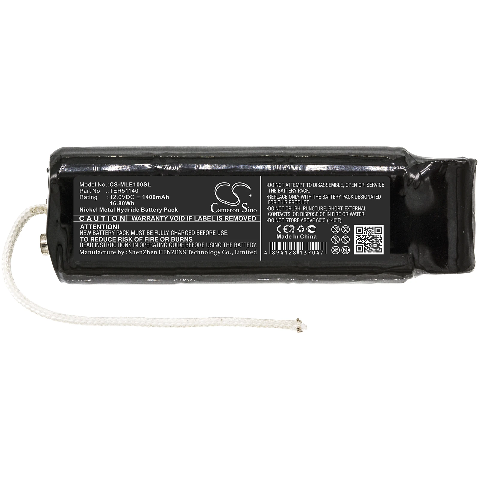 Cameron Sino 1400mAh Battery for MINELAB Excalibur 1000, Excalibur 800 Metal Detector, Excalibur II PODS, Excalibur SWORD