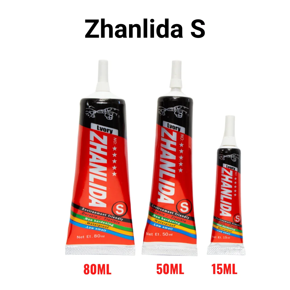 Zhanlida B/E/S/T Contact Adhesive with Precision Applicator Tip for Phone Screen Frame Bonding and Battery Back Cover Repair