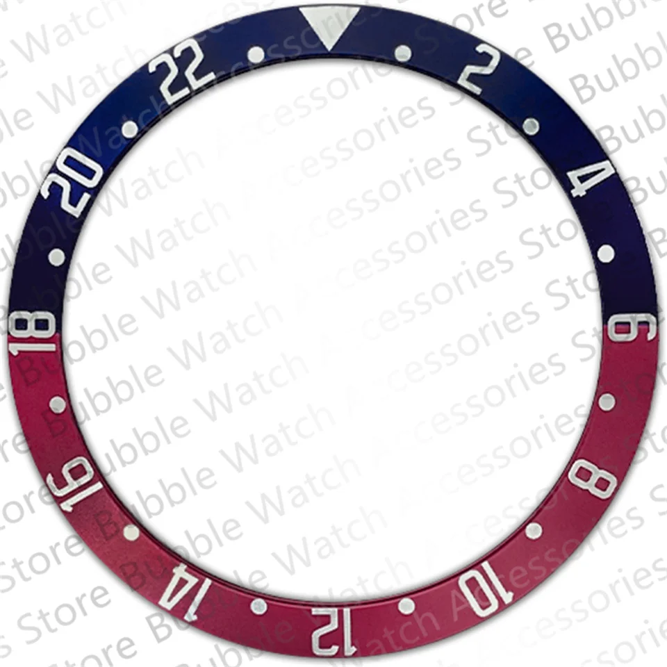 

37.2MM×31.4MM Blue Red Aluminium Slanted Bezel Insert Fit for TUDOR Men's Mechanical Watch