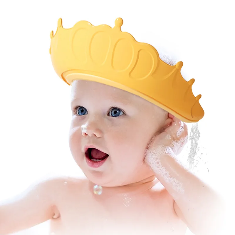 Shampoo Hat For Newborns Baby Hat Adjustable Shower Cap Baby Bath Kids Ear Protection Safe Shower Accessories Visor For Swimming