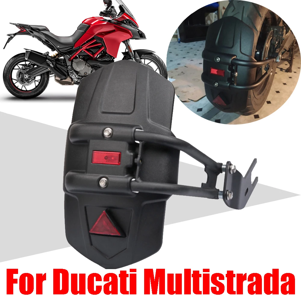 

For Ducati Multistrada 950 950s MTS 1200 1260 Enduro Pro V2 V2s V4 V4s Motorcycle Accessories Rear Fender Mudguard Splash Guard