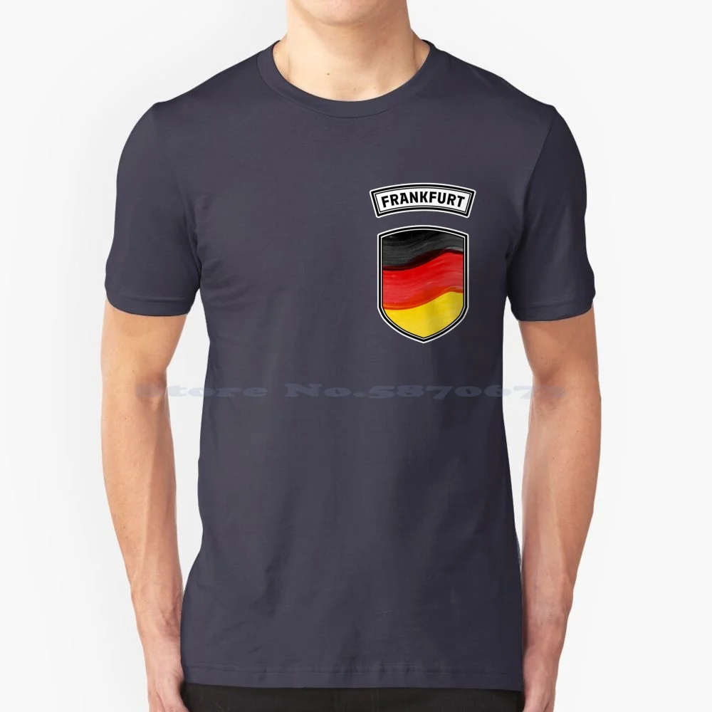 Frankfurt T Shirt 100% Cotton Tee Frankfurt Germany Frankfurt Airport Frankfurt Memory Frankfurt Heart Frankfurt Tour Frankfurt