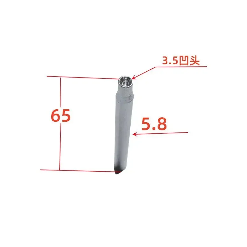 50pcs Octagonal Gem Bonding Stick 65mm 80mm Length 5.8mm Diameter Iron Rod Jewelry Grinding Fixing Tool