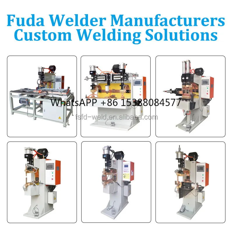 

CNC Controlled Pneumatic Resistance Spot Welding Machine for Multi-Metal | Automatic AC Power Frequency Industrial Welder