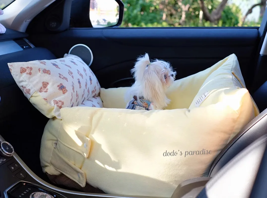 Luxury Removable Washable Pet Dog Kennel Car Seat High Quality Super Soft Lathe Cushion Cat Puppy Bed accessories