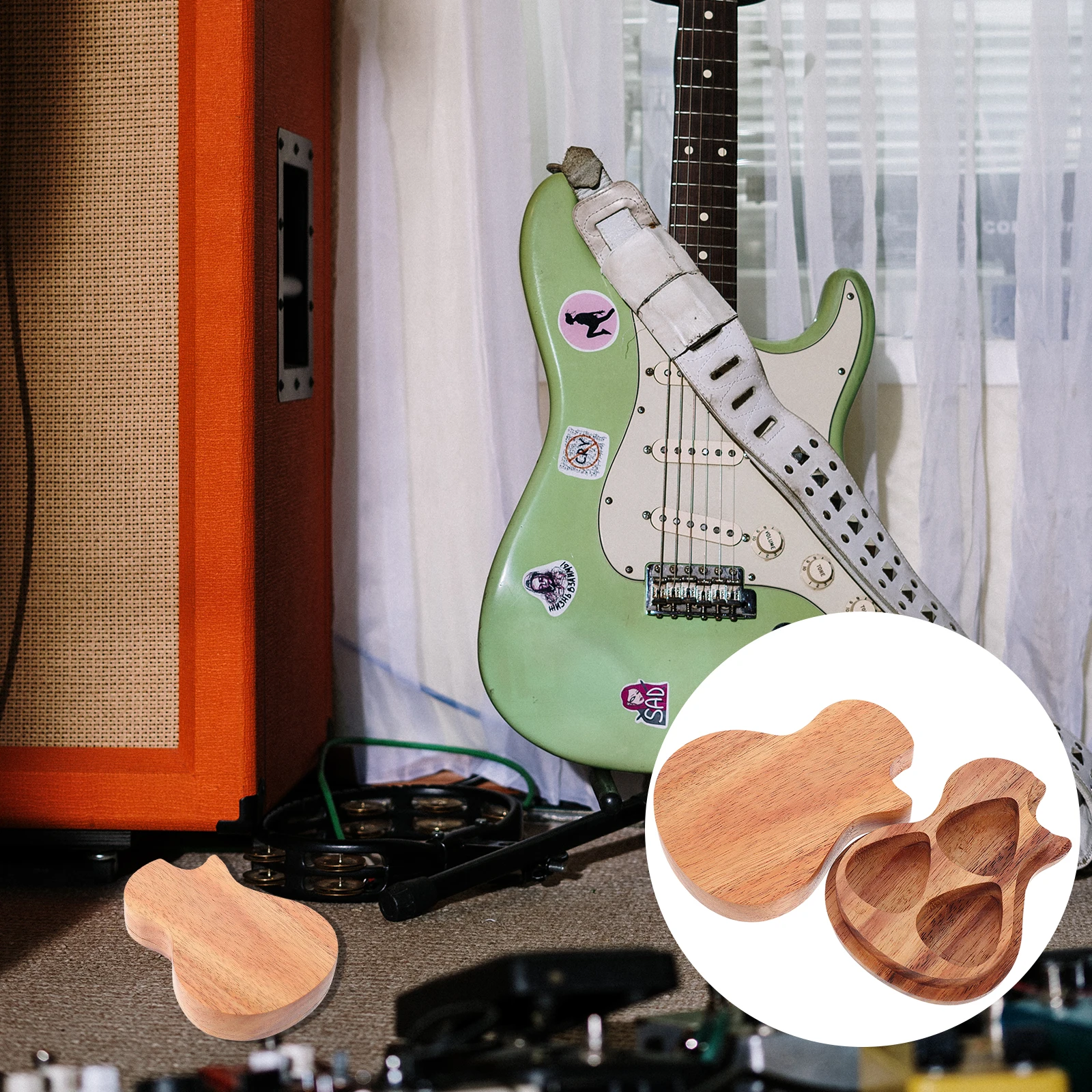 

Plectrum Box Guitar Pick Holder Guitar Parts Pick Storage Box