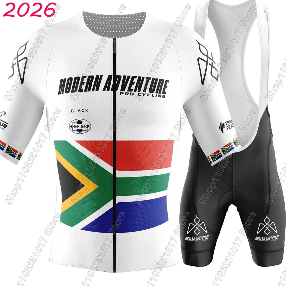 

Комплект велоформы Africa 2026 Modern Adventure Pro Team: веломайка и велошорты для шоссейных и горных велосипедов