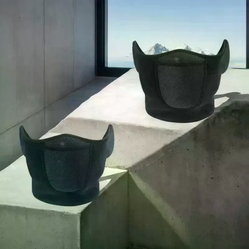 

Открытый мотоцикл Велоспорт Антифриз Головной чехол Зимние лыжи Половина защиты лица Теплая маска для ушей Флисовая ветрозащитная маска для лица