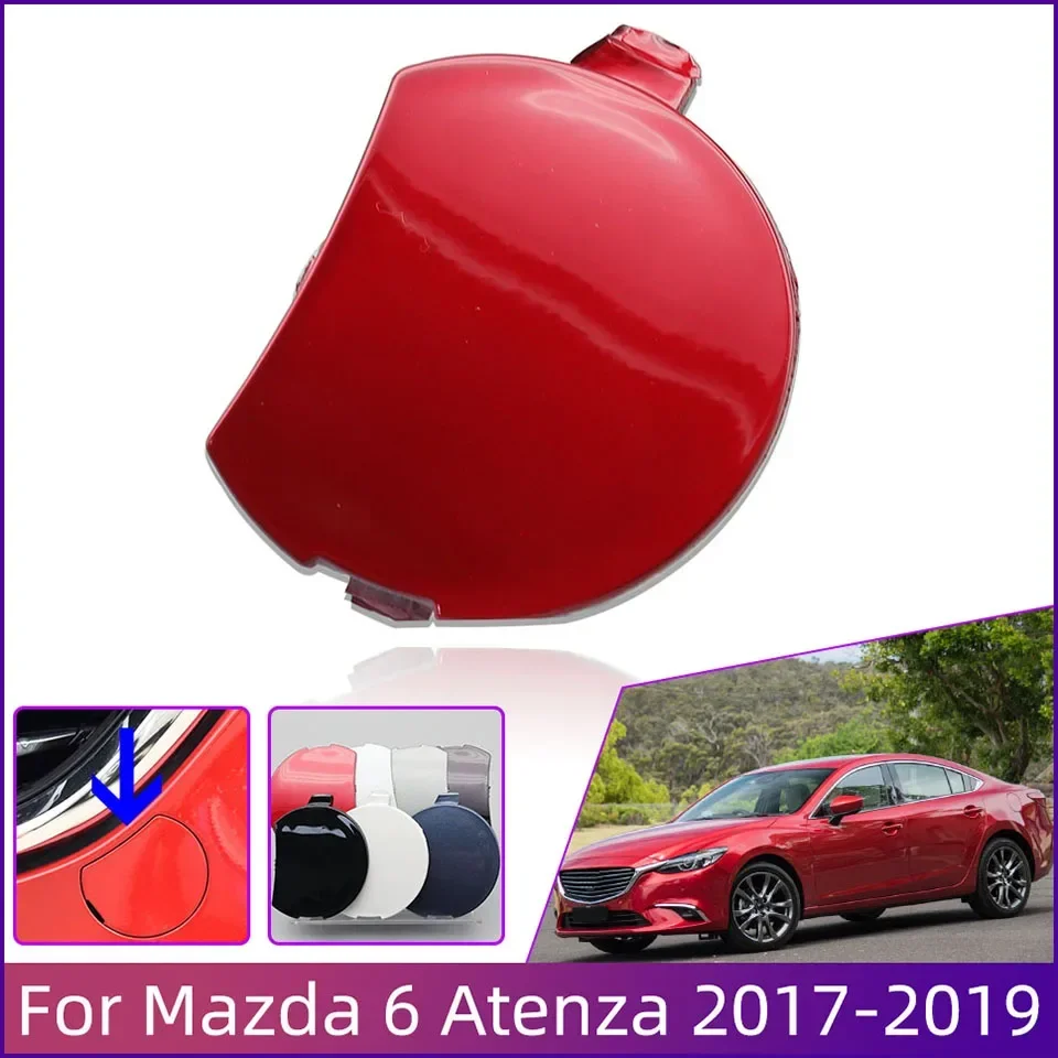 Front Bumper Towing Hook Cap For Mazda 6 Atenza 2017 2018 2019 GW2F-50-A11 Towing Hook Hauling Eye Trailer Cover Lid Garnish