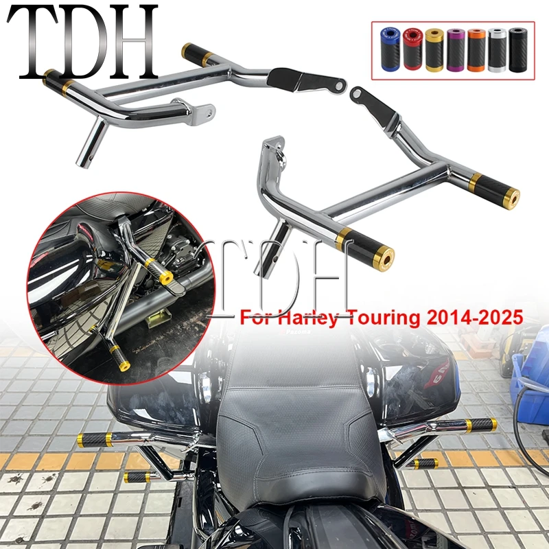 

Мотоциклетная седельная сумка, защитные дуги для Harley Touring Street Glide Special CVO Ultra CVO/SE FLHXSE FLHXS FLHX/I 2014-2025