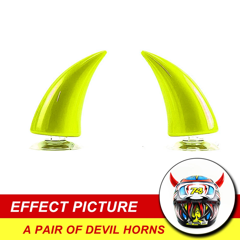 NEW Men\'s Motorcycle helmet Accessories Devil Horns Demon horn helmets for moto helmets decoration