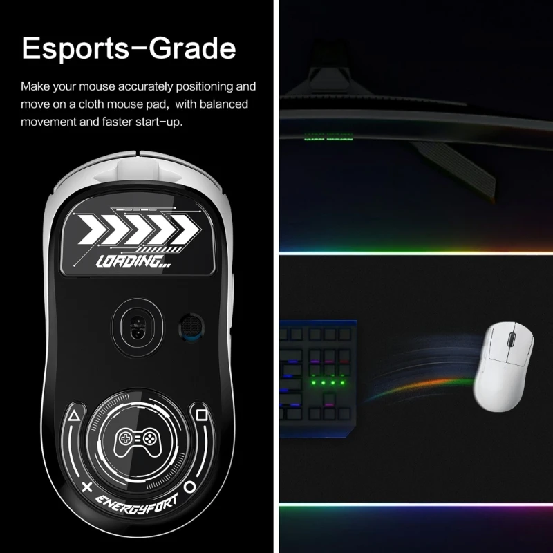 Precise Mouse Feet Glass Mouse Feet Stickers for GPW3 Mouse Feet Pad Superior Durability and Smooth Gaming Experience