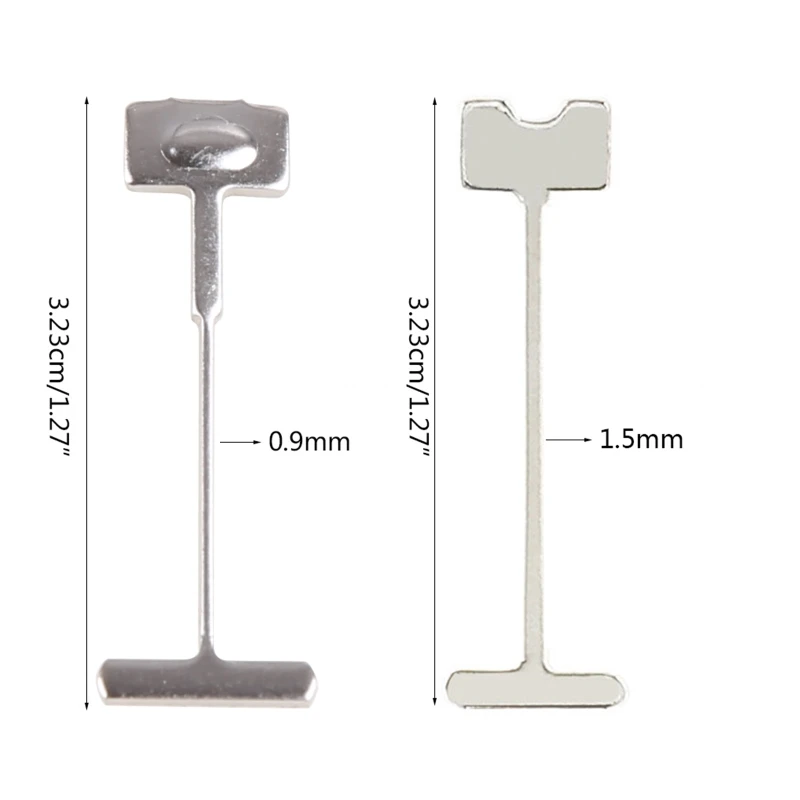 DIY กระเบื้อง Leveler เข็มเหล็ก 50 ชิ้น/เซ็ตกระเบื้อง Leveling เปลี่ยน T-Pins 0.9/1.5 มม.สำหรับผนัง & พื้น Dropship