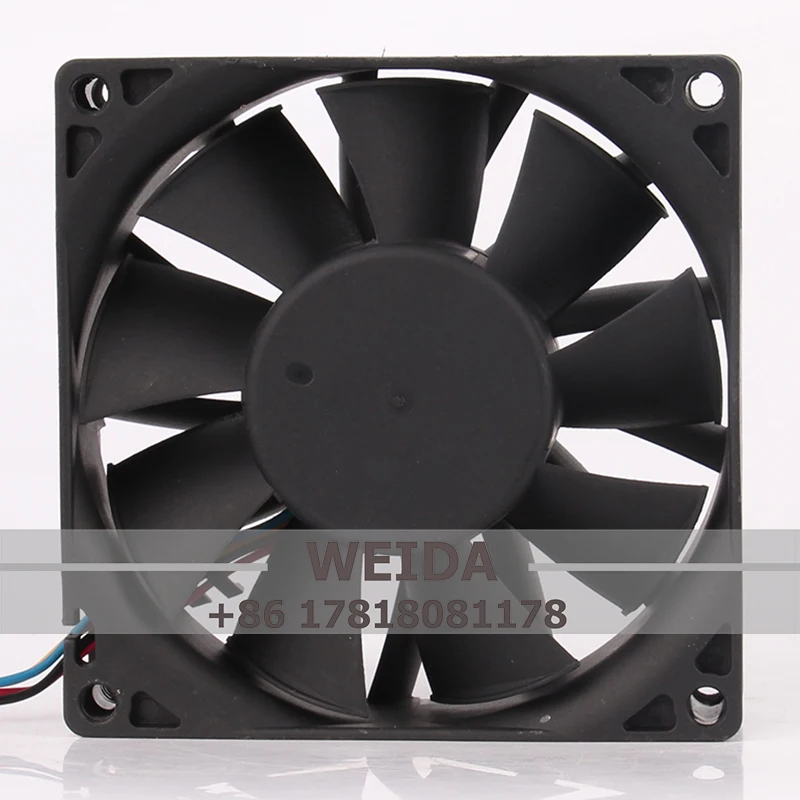 MAGIC 24V 48V DC12V 0.66A  Ultra Silent Speed Regulation PWM Violent 4-wire MGT8012UB-W25 Cooling Fan 8025 80X80X25MM 8CM