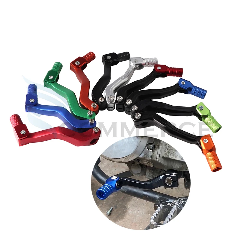 

Motorcycle CNC aluminum alloy folding gear lever is suitable for Motorcycle ATV Dirt Bike Pit Bikes Gear Lever Kayo 110cc-250cc