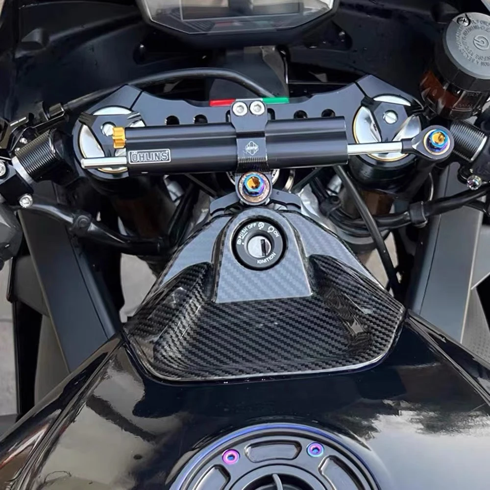 

For Aprilia RS 660 2020-2023 TUONO 660 2021-2023 3K 100%Carbon Fiber Motorcycle Modified Fuel Tank Key Cover