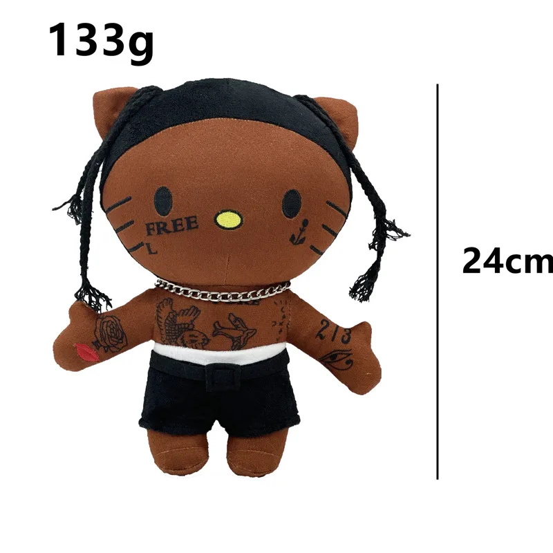 Novo estilo miniso kitty pelúcia olá selena anime brinquedos de pelúcia preenchido macio natal presentes das crianças bens de escritório descomprimir