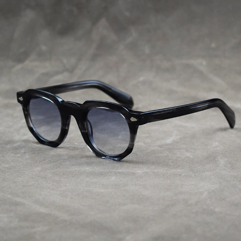 نظارات شمسية جديدة بإطار سميك بيضاوي لعام 2025 نظارات شمسية عصرية على شكل أظافر الأرز للرجال والنساء في الهواء الطلق نظارات شمسية UV400