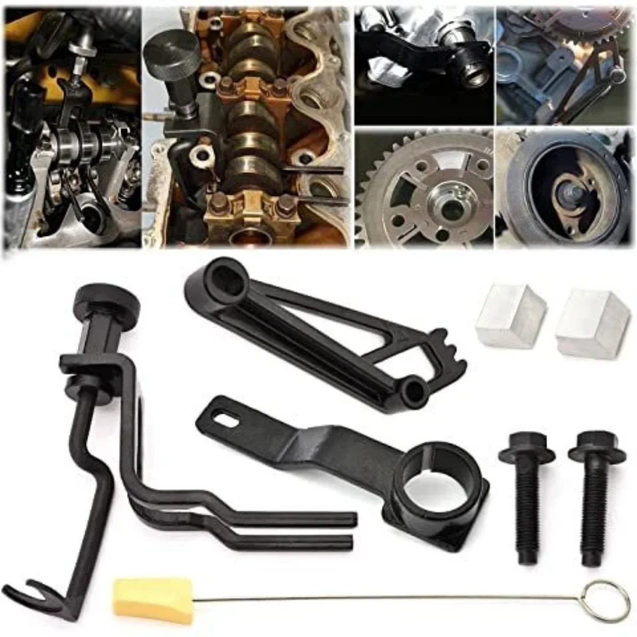 

Crankshaft Positioning Timing Chain Engine Tool Cam Phaser Hold Lock Out Kit Fit For Ford 4.6L 5.4L