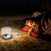 E2 Inflatable Solar Light Waterproof Camping Lantern Portable Foldable Lamp For Outdoor Hiking Travel Backpacking Emergency Use