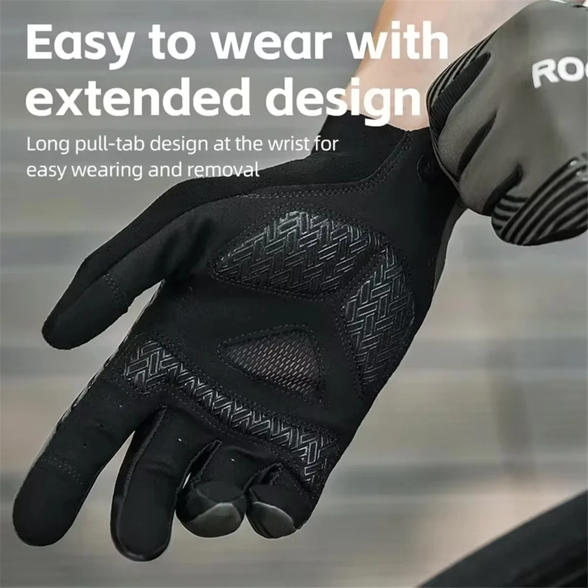 

2025+ Cycling Gloves Spring Summer Gloves Touch Screen Anti-Slip Breathable Road Bike Running Gym Motor Gloves Black L
