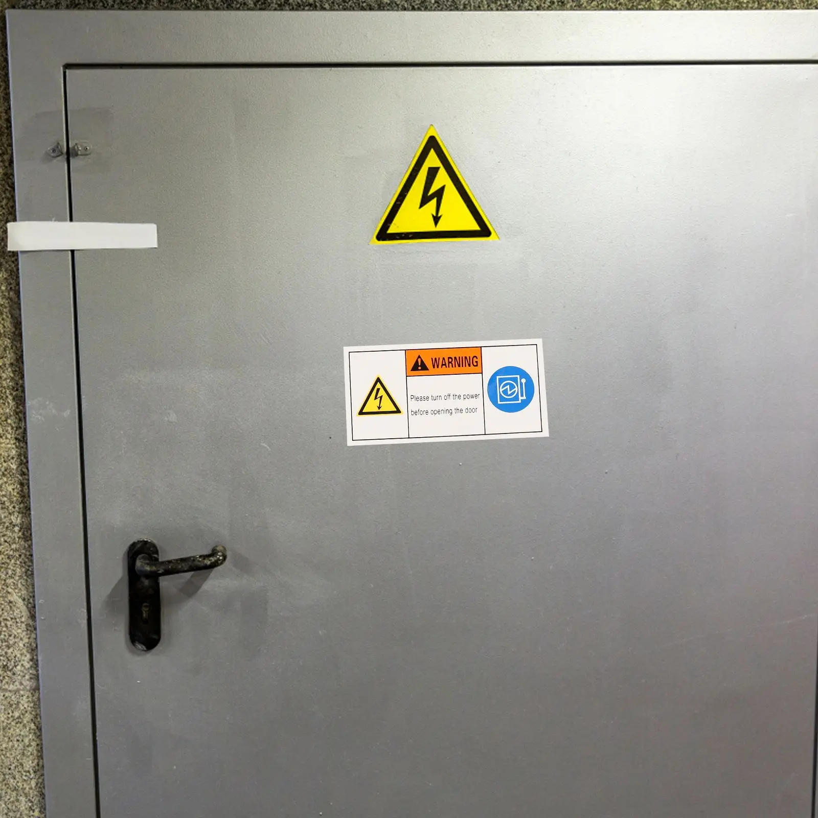 5Pcs Safety Warning Sticker for Electric Box Caution Decals Signs Traffic Security Equipment Door Practical Reliable