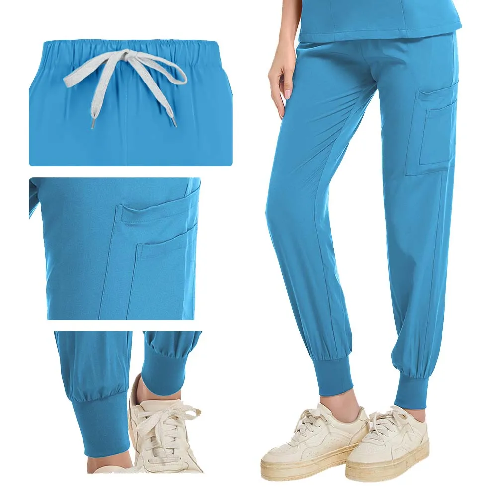 Medizinische Uniformen Mode Frauen Scrubs Ärzte Krankenschwestern Zubehör Chirurgische Sets Pet Shop Zahnklinik Labor Arbeitskleidung Kleidung Anzug