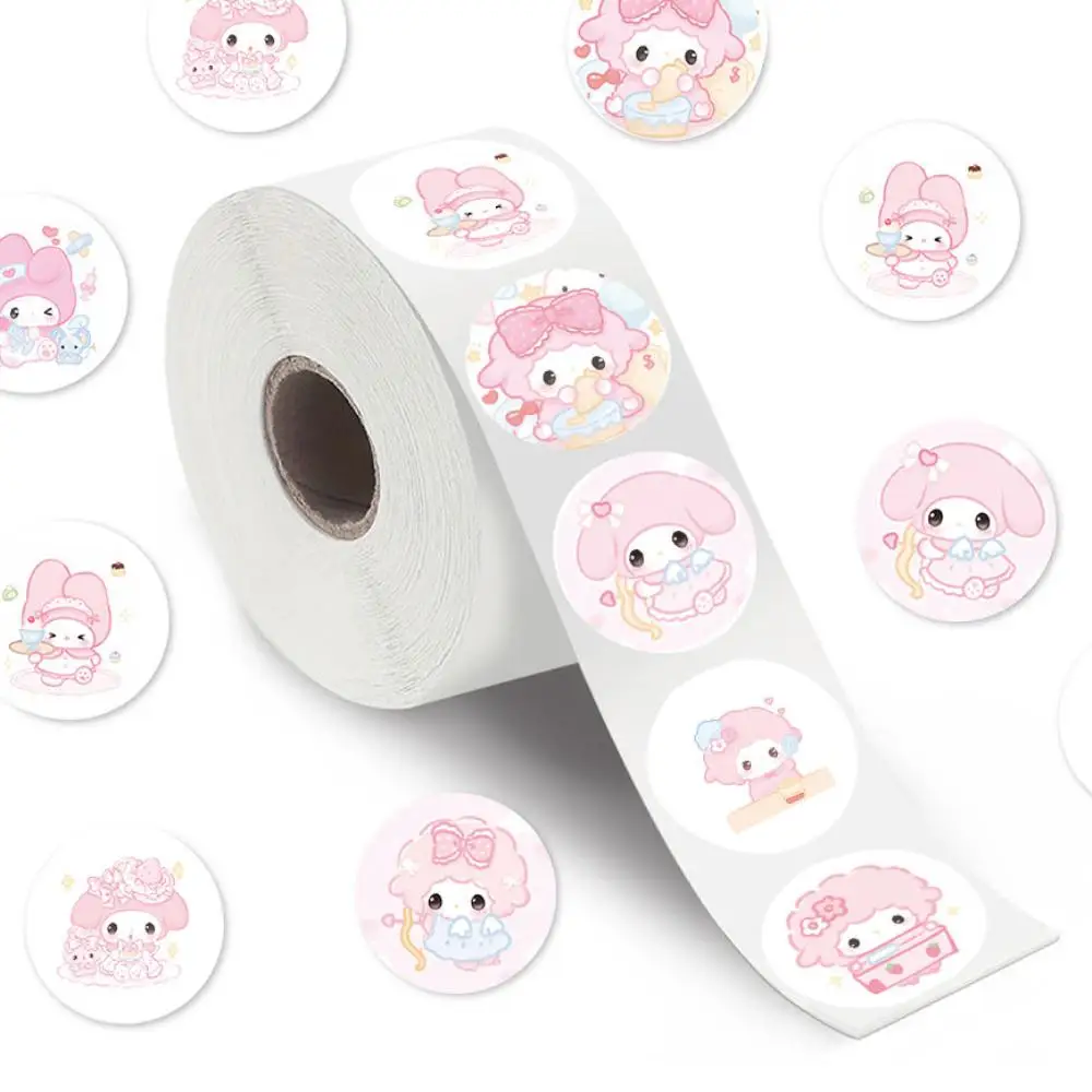 500pcs Sanrio piano PVC Waterproof sticker Sealing tape Water cup iPad Mobile phone shell decoration Children toy birthday gift