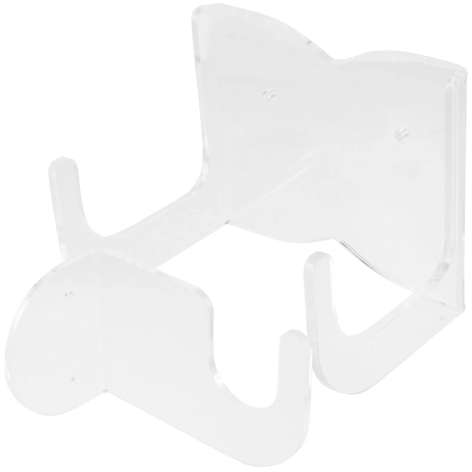 1Set Guitar Wall Hanger Acrylic Transparent Stable Mount Holder for Electric Bass Ukulele Musical Instrument Ukulele Hanger Rack