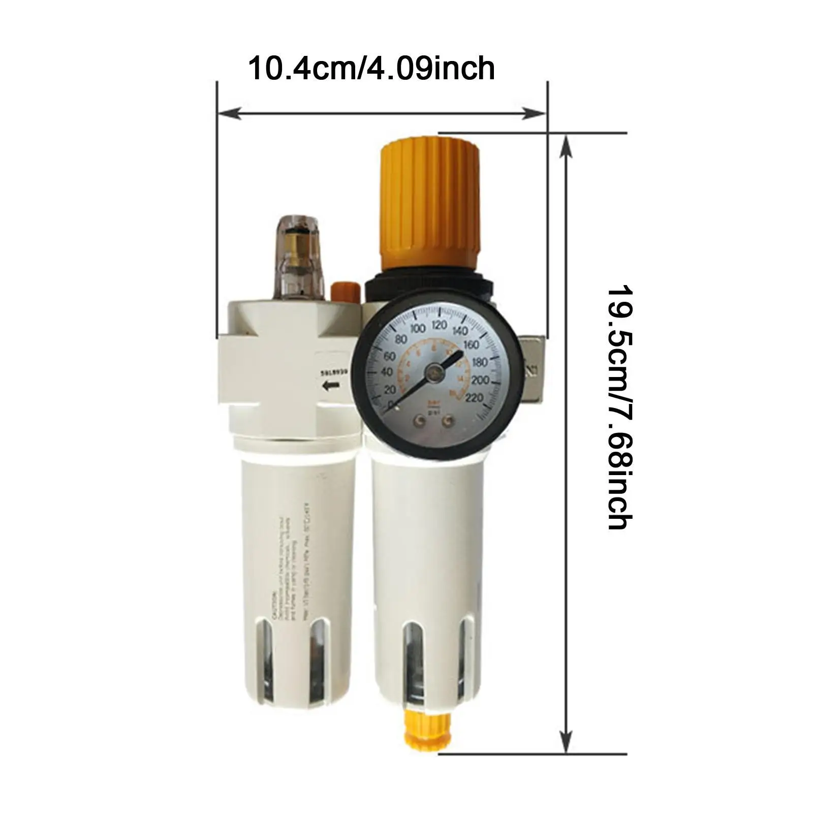 Air Pressor Oil Water Separator High Precision Oil Water Regulator Separator
