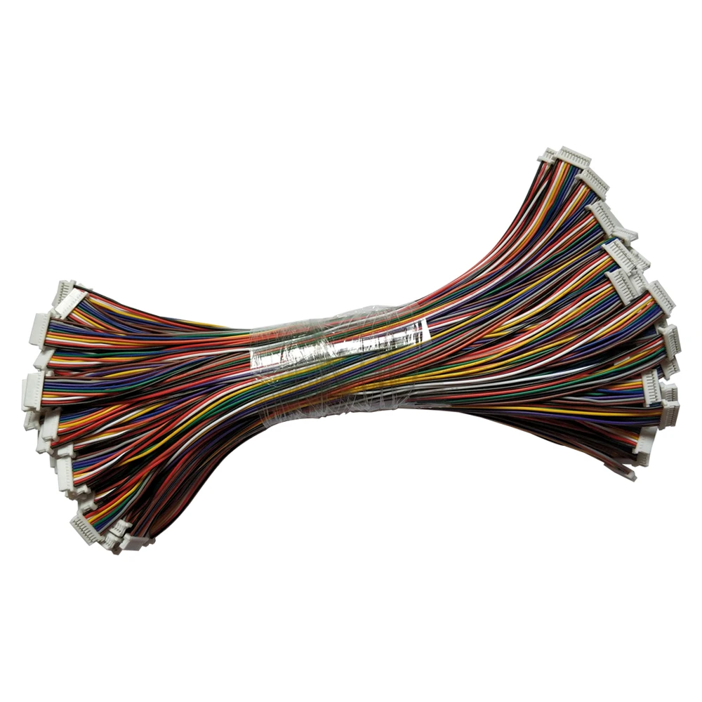 10pc 20cm SH JST ZH PH XH 1.0mm 1.25mm 1.5mm2.0mm 2.54mm 2P 3P 4P 5P-12P Cable Wire Assembly Harness Double Side Male Connector