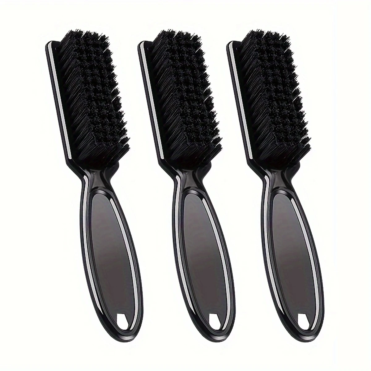 Barber Neck Duster Pinsel Sets Kunststoff Griff Friseur Weiche Haar Reinigung Pinsel Kopf Form Carving Reinigung Pinsel
