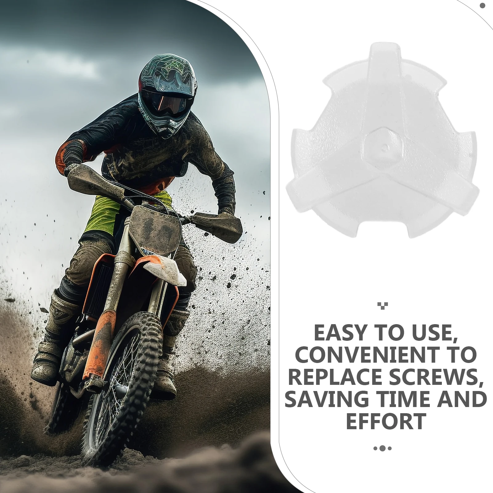 Universal Visor Screw Set Replacement Motorbike Dirt Bike Accessories Plastic Screws for Motorcycle Baseball