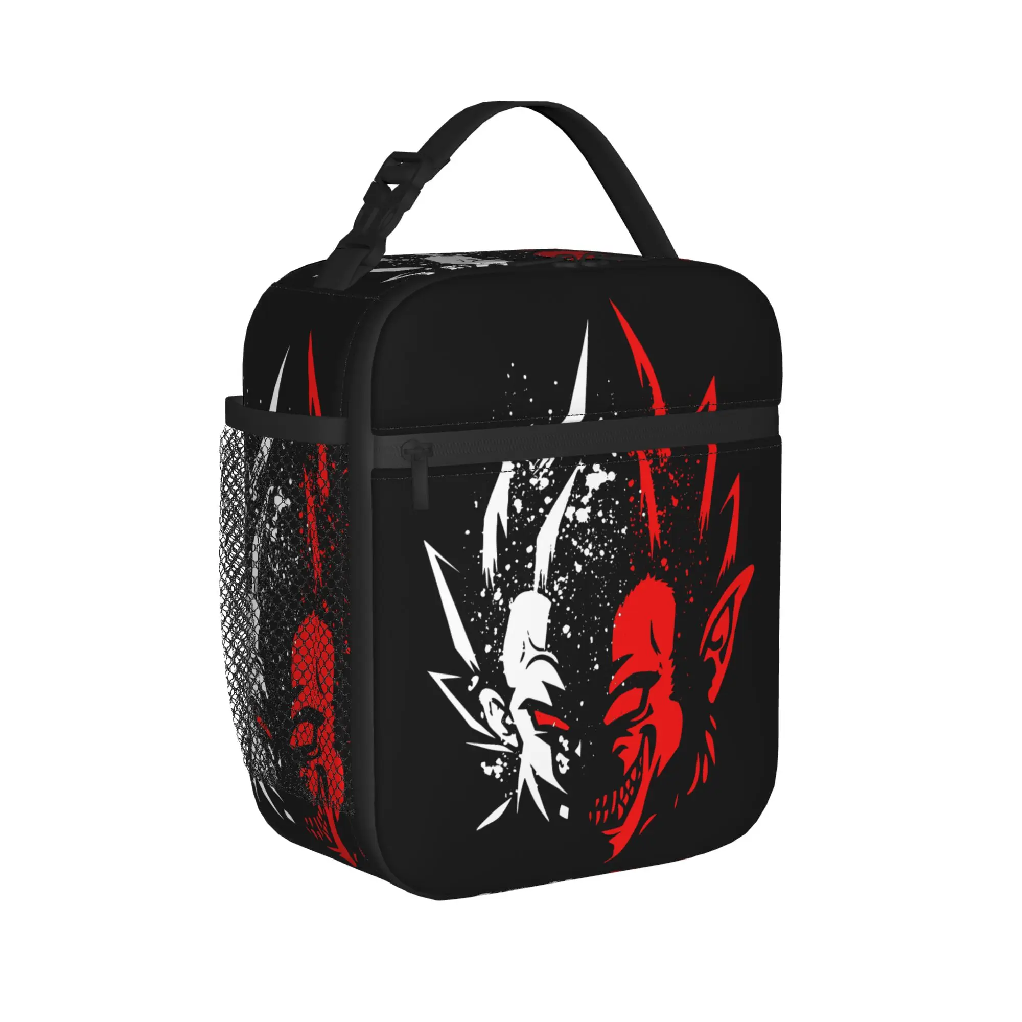 Vegeta Transformation Monkey Isolierte Lunchtaschen mit hoher Kapazität, Saiyan DBZ Lunchbehälter, Kühltasche, Lunchbox, Tragetasche für Reisen