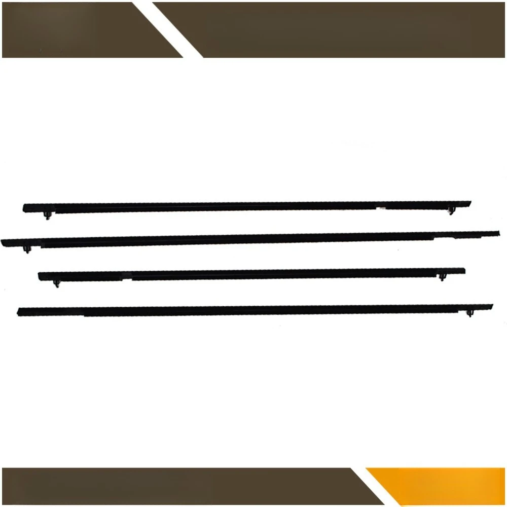 

For Honda Civic 2006-2011 Car 4pcs Seal Belt Weather Strip Window Moulding Trim
